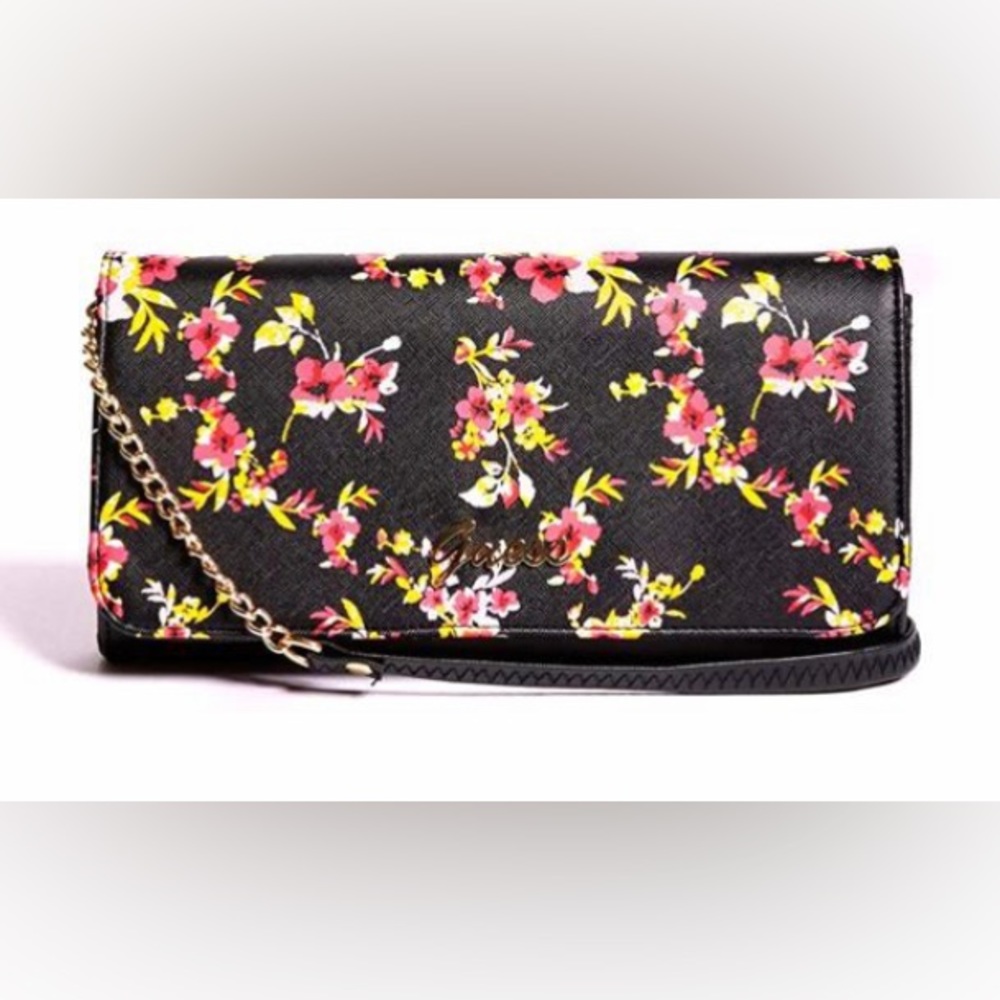 Crossbody kabelka Guess Floral Print Travel